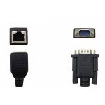 C�ble adaptateur vga m�le vers rj45 femelle connecteur r�seau lan 15 cm db945