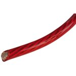 Cable alimentation rouge ofc - 5mm2 - 1m
