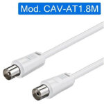 Cable antenne male - femelle 1. 8m smart tv - tv hd internet extension cable cav - at1. 8m