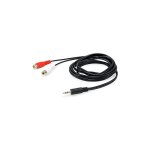C�ble audio mini jack 3. 5mm m�le vers 2 rca femelle 2. 5m