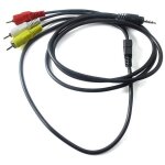 Câble audio / vidéo av rca mâle jack 3, 5 mm, longueur 5 mètres, linq yp - 003 - 5m Câble audio / vidéo av rca mâle jack 3, 5 mm, longueur 5 mètres, linq yp - 003 - 5m