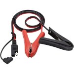 C�ble batterie moto, 1m c�ble de d�marrage moto 14 awg pince crocodile de cable batterie c�ble d'extension ...