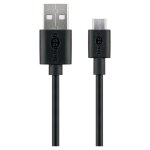 Câble de charge et de synchronisation micro - usb, pour les appareils android, noir. longueur de câble ... Câble de charge et de synchronisation micro - usb, pour les appareils android, noir. longueur de câble ...