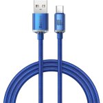 C�ble pour charge et transfert de donn�es rapides usb - usb - c 100w 1, 2m bleu