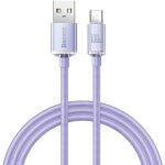 Câble de charge rapide et de transfert de données usb usb - c 100 w 1, 2 m violet Câble de charge rapide et de transfert de données usb usb - c 100 w 1, 2 m violet