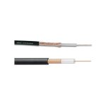 Cable coax rg - 59 b / u mil noir velleman cxcrg59