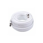 Me - câble coaxial pour antenne satellite tv de 100 m métré twin 2x19 vatc blanc diamètre 7mm Me - câble coaxial pour antenne satellite tv de 100 m métré twin 2x19 vatc blanc diamètre 7mm