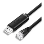 Cble console, adaptateur usb - rj45, cble ethernet  paire torsade, 1, 5 m, noir