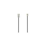Cble dsl, fiche mle modulaire 8p4c - fiche mle modulaire 6p4c, 3 m hama