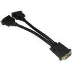 C�ble dvi 200mm rs pro m�le vers femelle ( prix pour 1 )