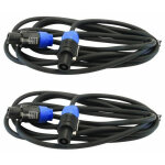 Câble d'enceinte câble de connexion pa câble d'enceinte fiche / fiche, 10m, lot de 2 Câble d'enceinte câble de connexion pa câble d'enceinte fiche / fiche, 10m, lot de 2