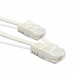 Câble ethernet rj45 cat 6a mâle / mâle droit plat - ftp 5 m Câble ethernet rj45 cat 6a mâle / mâle droit plat - ftp 5 m