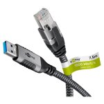 Cble ethernet usb - a 3. 0 vers rj45, 7, 5 m, connecte un routeur, modem ou switch rseau au port usb ...
