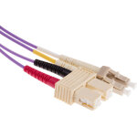 Rs pro - c�ble fibre optique 1m avec connecteur / sc, om3 multi - mode ( prix pour 1 )