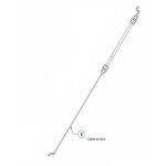 Cable frein moteur tondeuse mtd 746 - 05024a