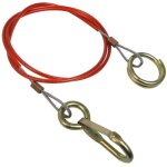 Cable frein securite remorque 1m 1000n 98kg