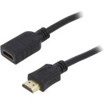 Rallonge hdmi 2. 0 femelle vers male 3m noir