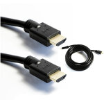 C�ble hdmi 4k 2k haute vitesse fullhd hd 3d 1080p blu - ray or 24k 1, 50 mt