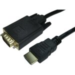 C�ble hdmi rs pro 1m, hdmi vers vga, vga m�le hdmi m�le ( prix pour 1 )