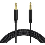 C�ble jack audio c�ble, aux c�ble auxiliaire 3. 5mm c�ble st�r�o audio m�le vers m�le en nylon pour casques, ...