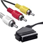Cble pritel vers 3rca mles de1, 5m, pritel mle vers rca mle commutable audio vido av cble adaptateur ...