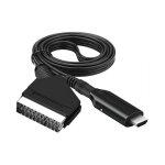 Cble pritel vers hdmi - adaptateur pritel vers hdmi - convertisseur audio vido pritel tout en un ...