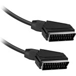 C�ble de prolongation de 1, 5 m�tre scart pour l'adaptateur audio vid�o tv pin 21 broches