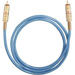 Oehlbach - c�ble de raccordement 2064 [1x cinch - rca m�le - 1x cinch - rca m�le] 0. 50 m bleu contacts ...