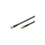 Cble de rallonge d'antenne wi - fi, connecteur rp - sma prise femelle rp - sma. longueur de cble 1 ...