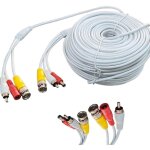 C�ble rallonge cam�ra rca bnc audio vid�o alimentation 10 20 30 50 m�tres - 20 m -