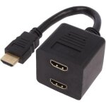 Cable repartiteur en y hdmi full hd 3d 0. 2m - noir