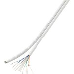 Tru components - c�ble r�seau cat 6 f / utp cat 6 / cca 1567360 8 x 2 x 0. 196 mm� blanc 100 m