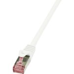Logilink - cble rseau cat 6 s / ftp 3m blanc - cq2061s - 3. 00 m - blanc - [1x rj45 mle - 1x rj45 ...