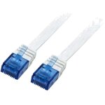 Cable reseau rj45 male u - utp cat. 5e blanc - 2m