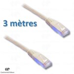 Continental edison - cable rj45 cat. 6 blinde ftp 3m