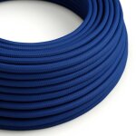 C�ble textile classic blue shiny - the original creative - cables - rm12 rond 2x0. 75mm / 3x0. 75mm - ...