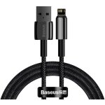 Câble tressé pour iphone usb - lightning 1m - tout noir Câble tressé pour iphone usb - lightning 1m - tout noir