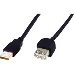 Digitus cble usb usb 2. 0 usb - a mle, usb - a femelle 3. 00 m noir ak - 300202 - 030 - s x46740
