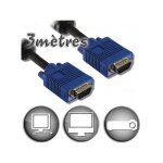 Cble vga hd15 mle / mle - 3m