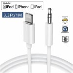 C�ble aux pour voiture pour iphone 11 c�ble audio c�ble auxiliaire vers 3, 5 mm audio haut de gamme pour ...