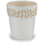 Cache - pot blanc plastique (29 x 29 x 29 cm)