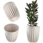 Cache pot eco + insert cr�me 25x30cm - kadax