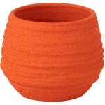 Cache pot fiesta orange en céramique 14 cm Cache pot fiesta orange en céramique 14 cm