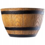 Kadax cache - pot de fleurs 33 cm marron clair