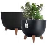 Cache - pot insert bol 29 + 40cm noir - kadax