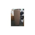 Cache - pot veca clou rond hauteur 85 cm - avec cache - pot amovible - couleur : blanc - colore: avana ...