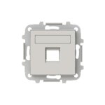 Cache - prise pour ordinateur avec volet roulant niessen serie sky duna