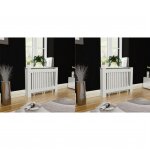 Cache - radiateurs 2 pcs blanc mdf 112 cm Cache - radiateurs 2 pcs blanc mdf 112 cm
