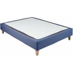 Terre de nuit - cache - sommier coton jersey bleu ocan 120x190  130x200 - bleu