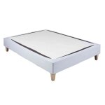 Terre de nuit - cache - sommier coton jersey gris 70x190  80x200 - gris